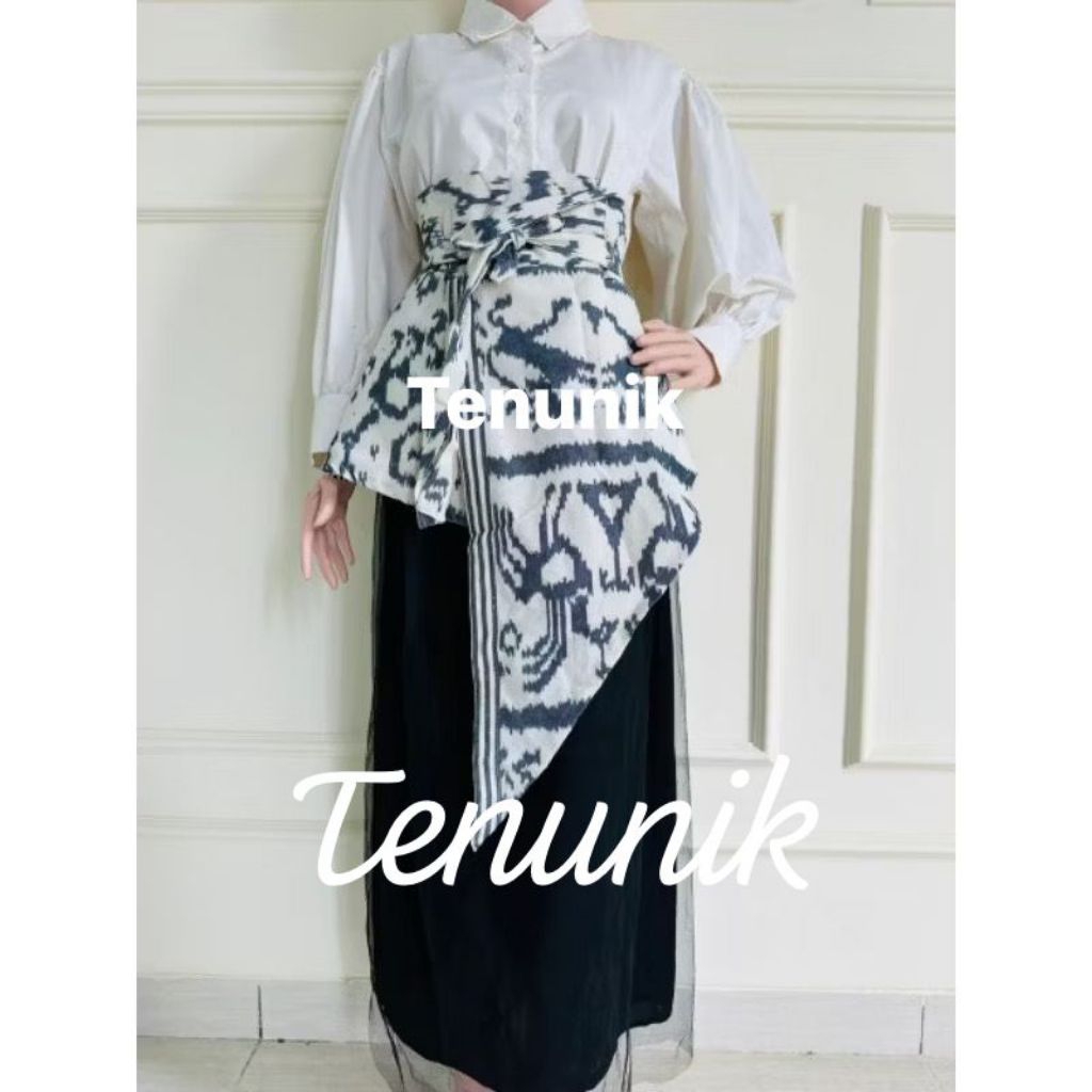 OBI TENUN - OBI ETNIK - IKAT PINGGANG TENUN - BELT TENUN IKAT