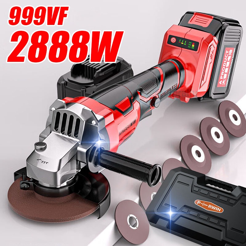 CREATORALLY Mesin gerinda listrik gerinda baterai mesin gerinda tangan grinda tangan