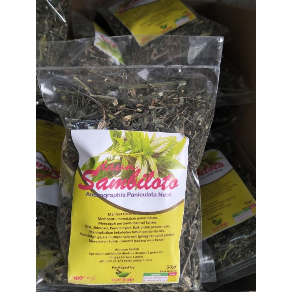 

PROMO Daun Sambiloto Kering 50gram