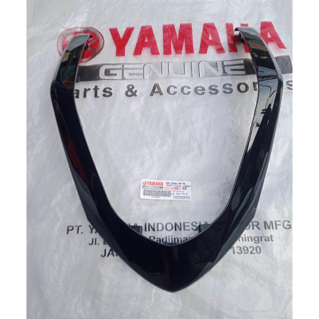 Cover front dasi depan hitam metalic yamaha nmax ori