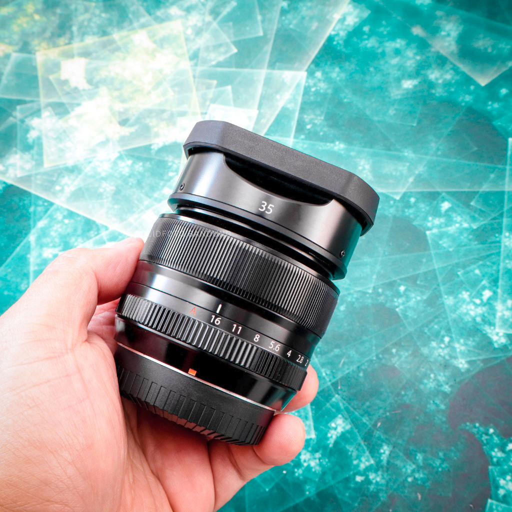 Fujinon XF 35mm F1.4 Fullset Mulus Sekali. Fuji Fujifilm 35mm f1.4