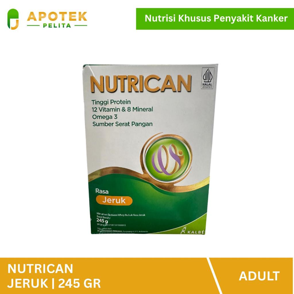 

Nutrican Jeruk/Strawberry 245 Gram - Nutrisi Tinggi Energi dan Protein Khusus untuk Pasien Kanker