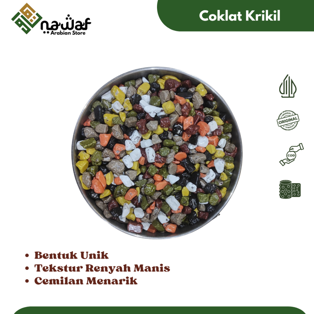 

Coklat Kerikil Coklat Batu Original Oleh Oleh Haji Umroh
