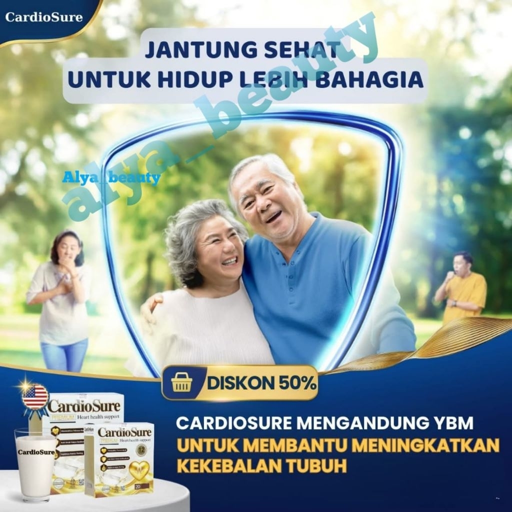 

CARDIOSURE Original Susu Obat Mengatasi Jantung Lemah, Hipertensi, Sesak Nafas, Kolesterol, Asam Urat