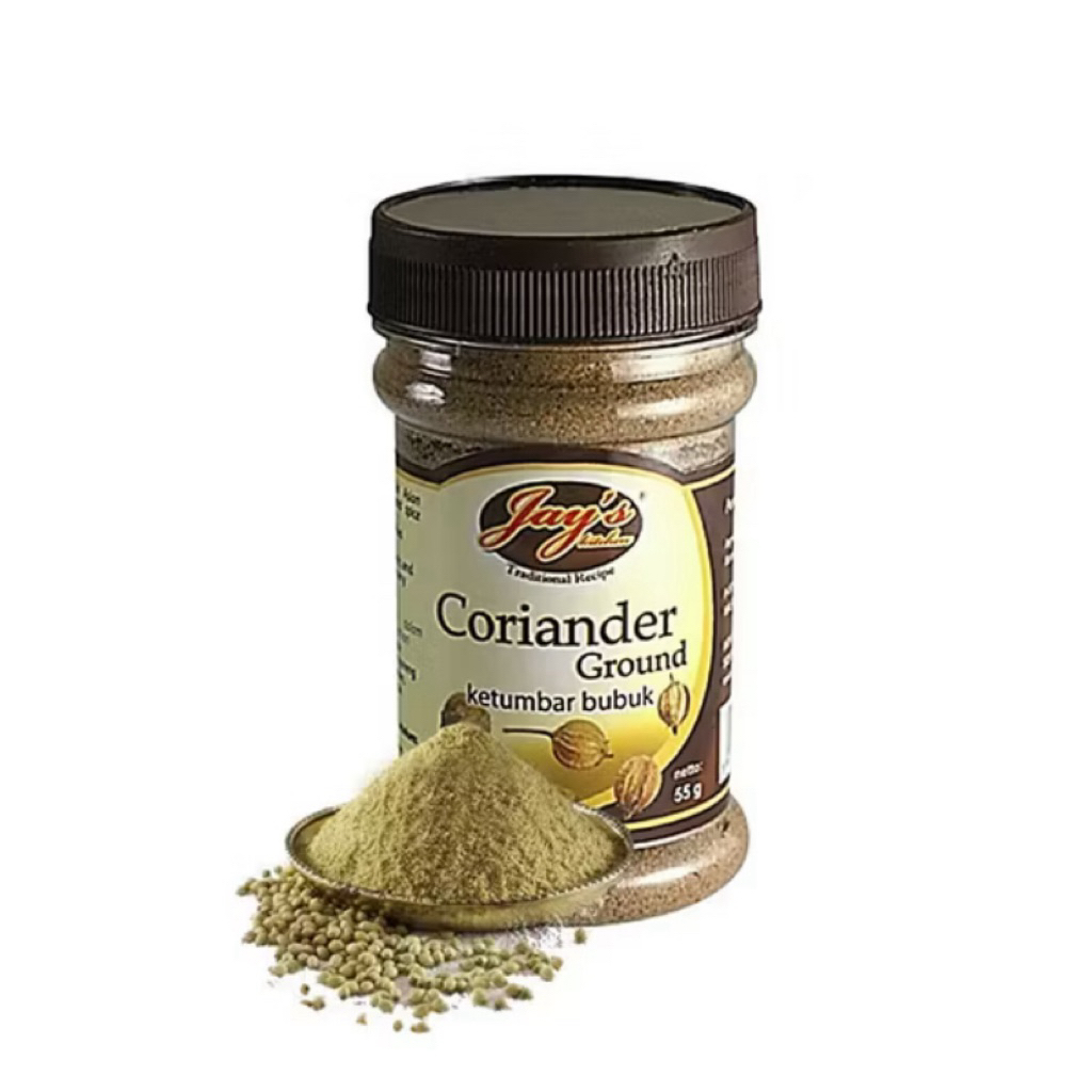 

Jay’s Coriander Ground 55 g – Ketumbar Bubuk Asli untuk Cita Rasa Masakan Lebih Sedap