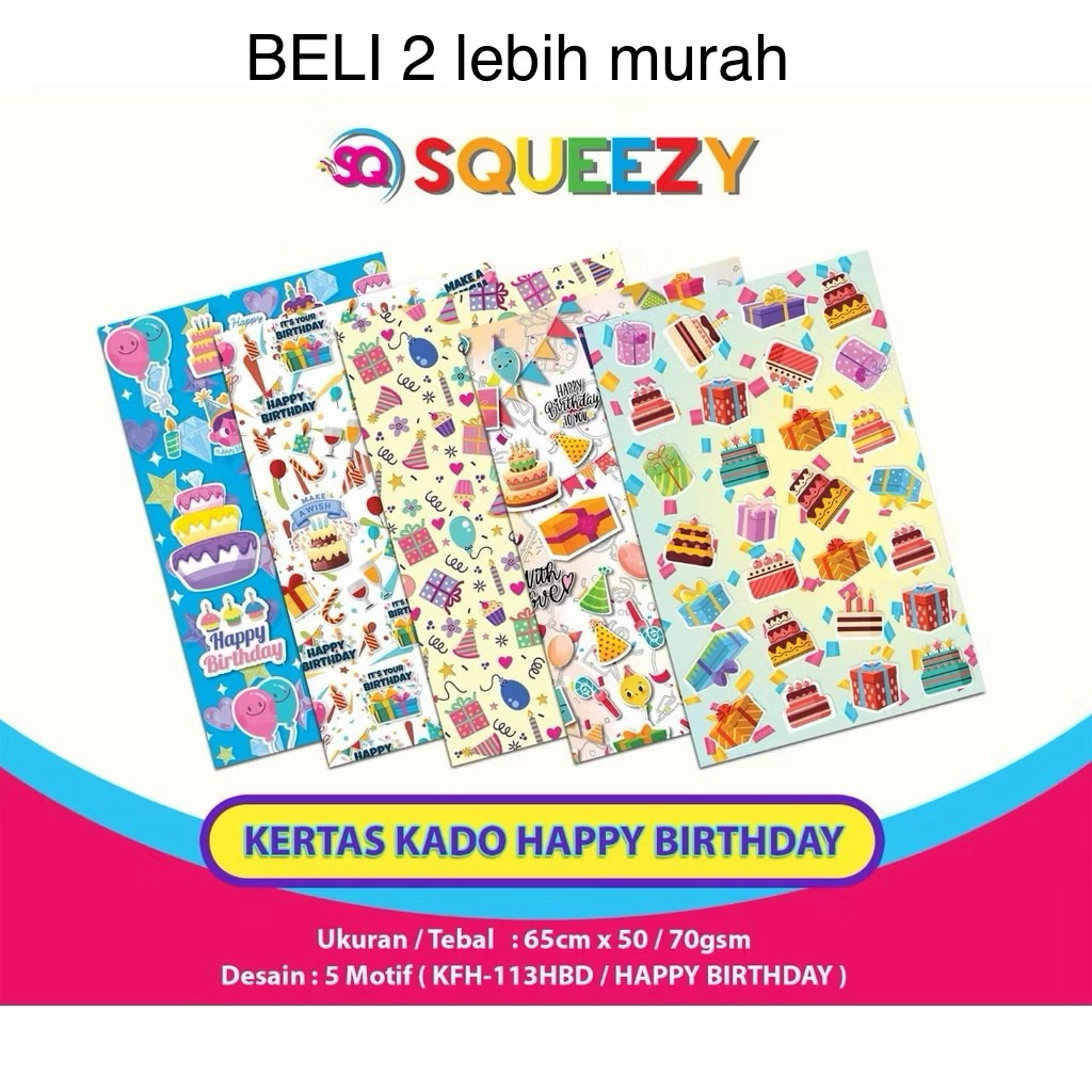 

10 psc kertas kado harga pedagang