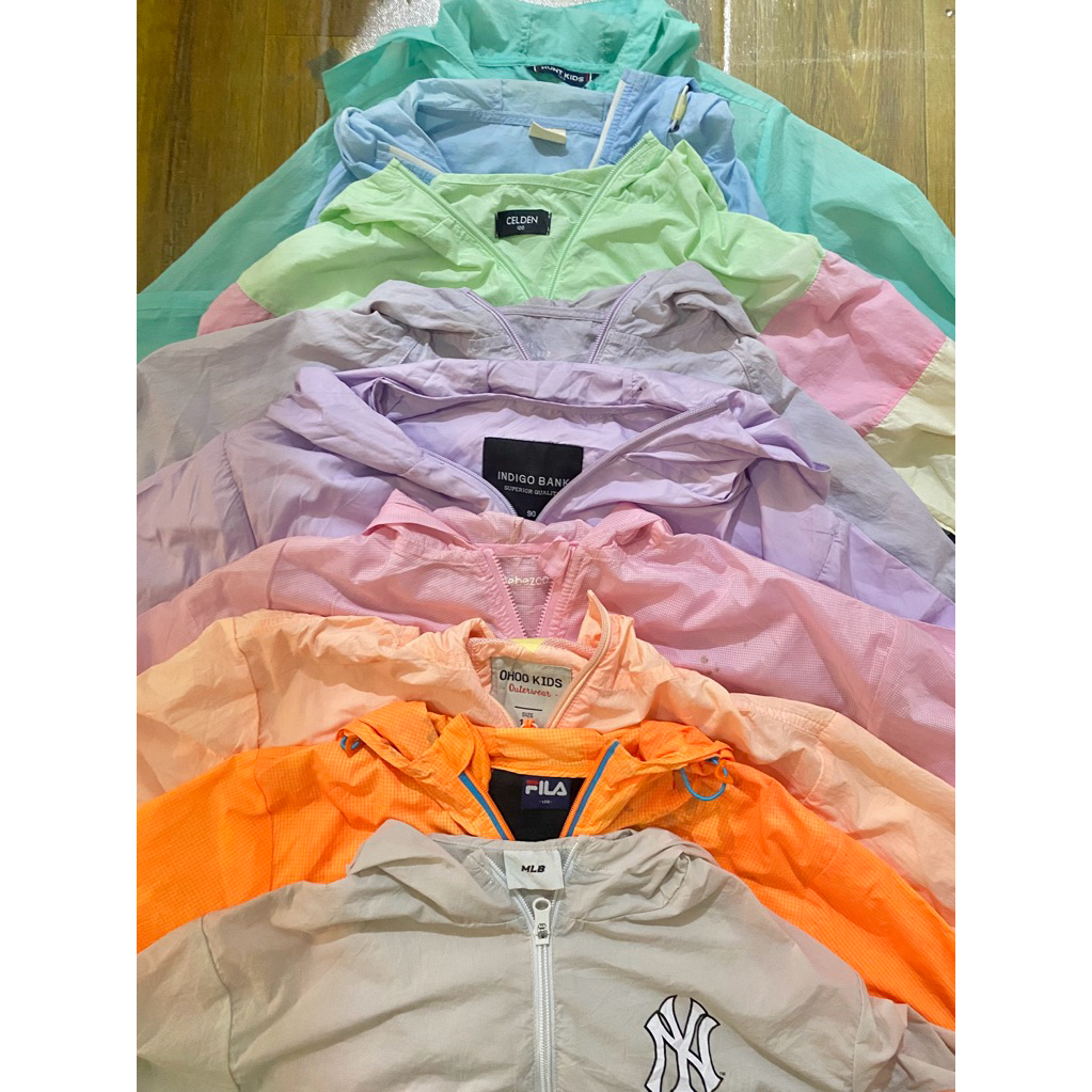 [JAKET REMAJA]Preloved and thrifting jaket running parasut