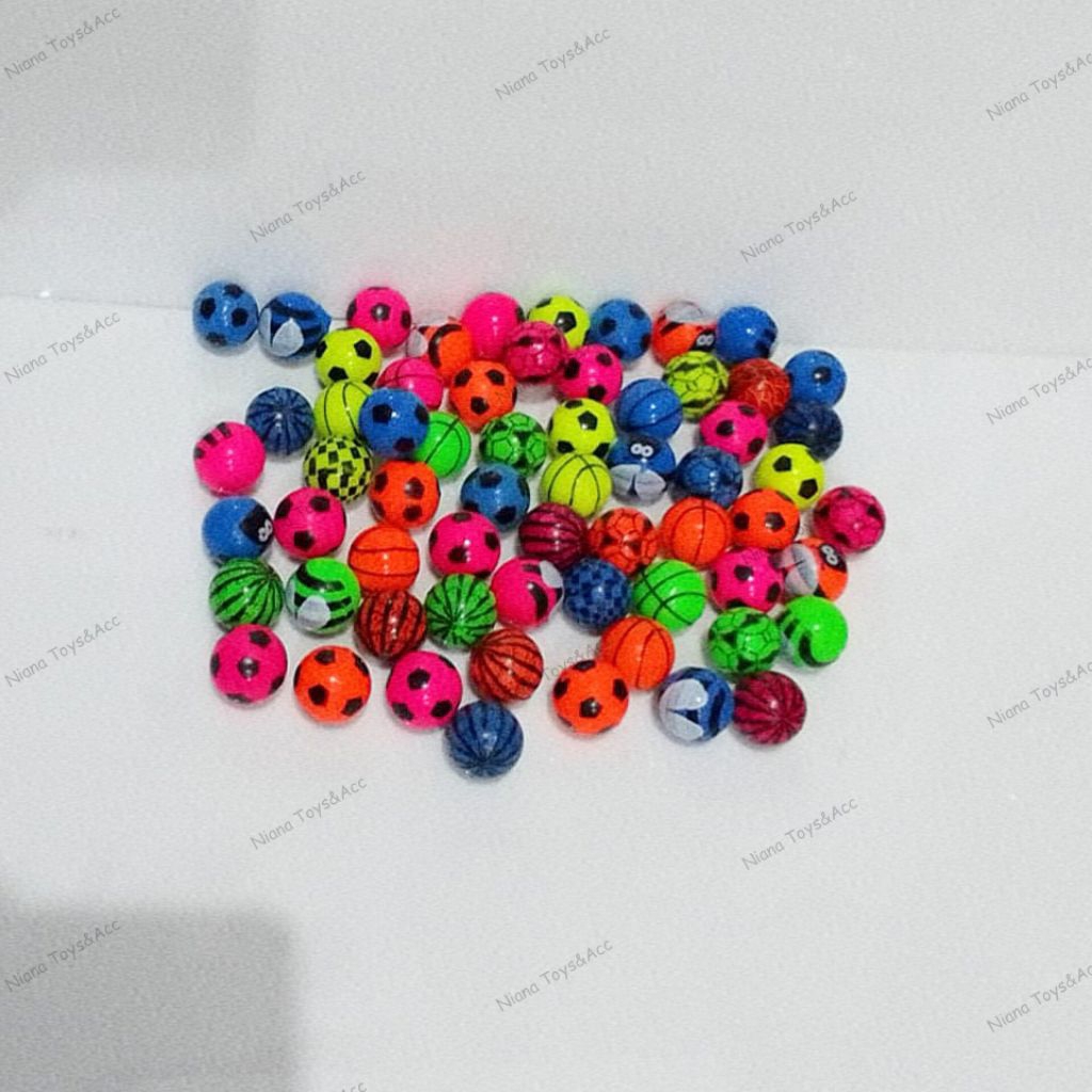 Mainan Bola Bekel Mix || bola bekel karet grosir harga murah