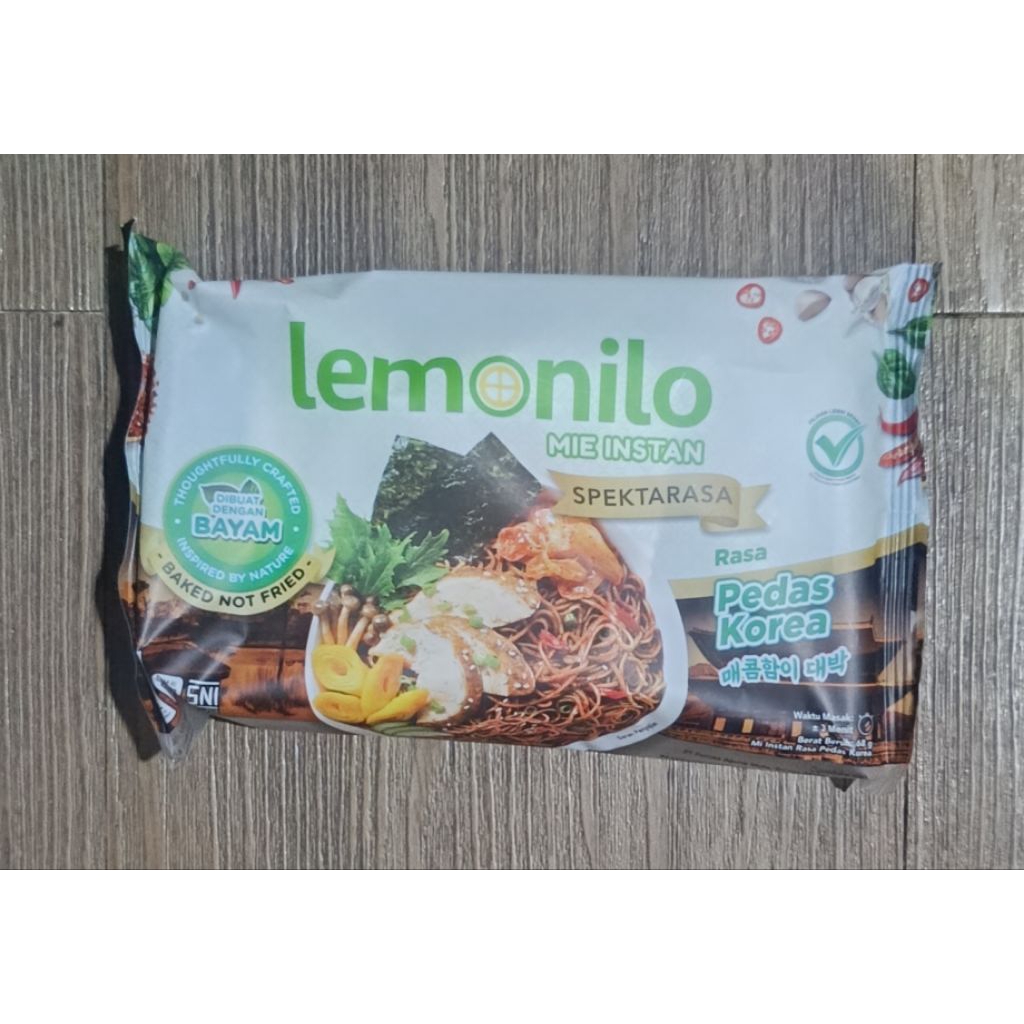

lemonilo mie instan sehat rasa pedas korea cocok untuk diet