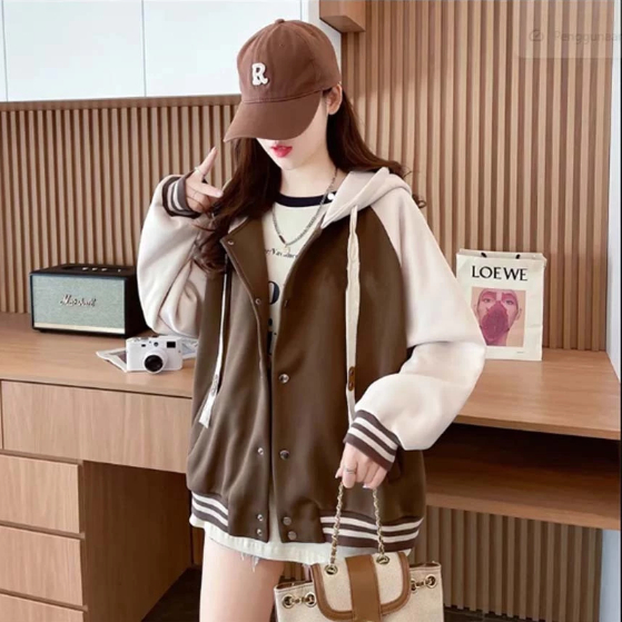 Hoodie Zipper Pria Oversize Premium Jaket Dewasa S-6XL Kombinasi Putih Biru Coklat Beige Jaket Jumbo