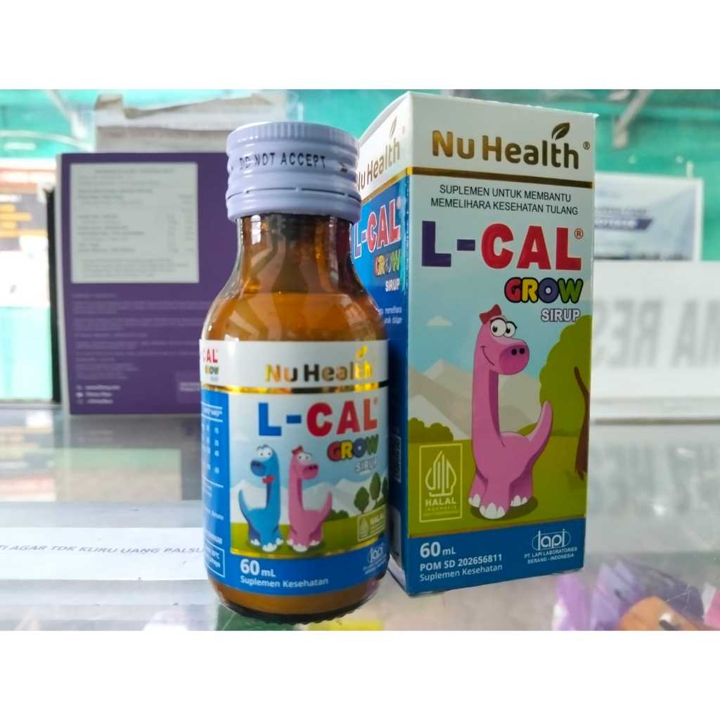L CAL GROW Sirup Peninggi Badan Anak 60 ML / Syrup Peninggi Badan