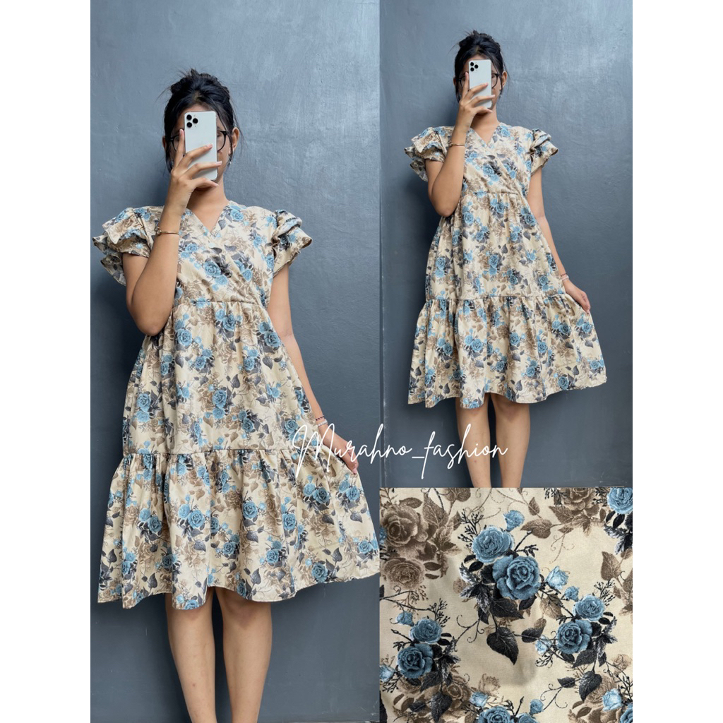 MF- Dress Jenny dress / daster jenny bisa bumil busui friendly dress Casual