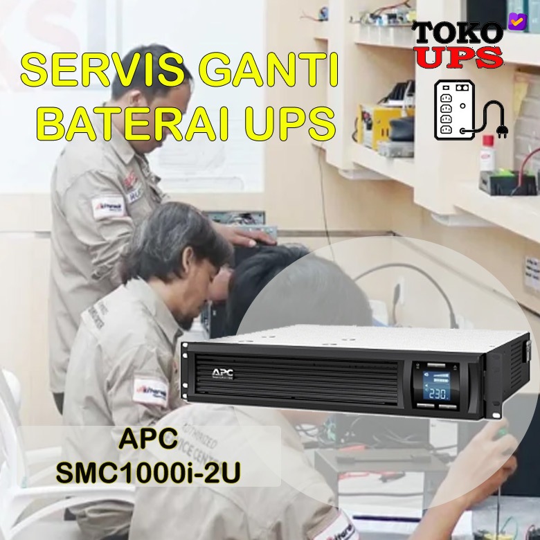 APC SMC1000I2U SMC1000I-2U Ganti Baterai UPS APC RBC132