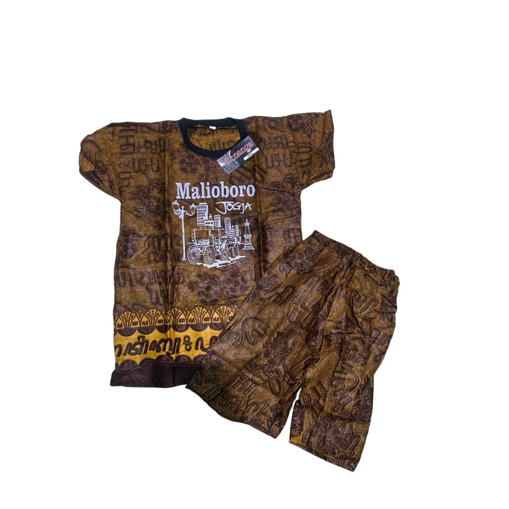 SETELAN ANAK KHAS JOGJA || BAJU SETELAN ANAK MOTIF MALIOBORO || SETELAN ANAK MOTIF AKSARAJAWA || BAJ
