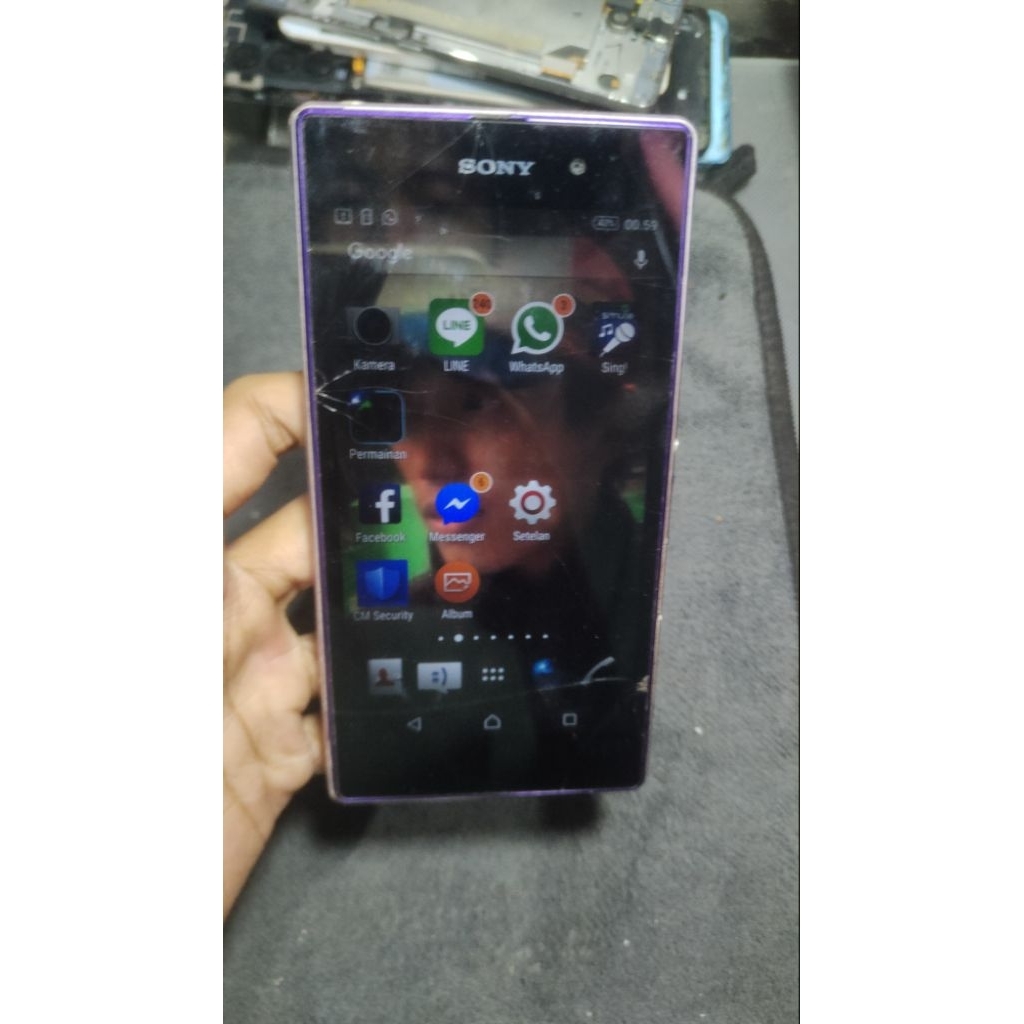 MESIN SONY Z2 MINUS LCD UNIT