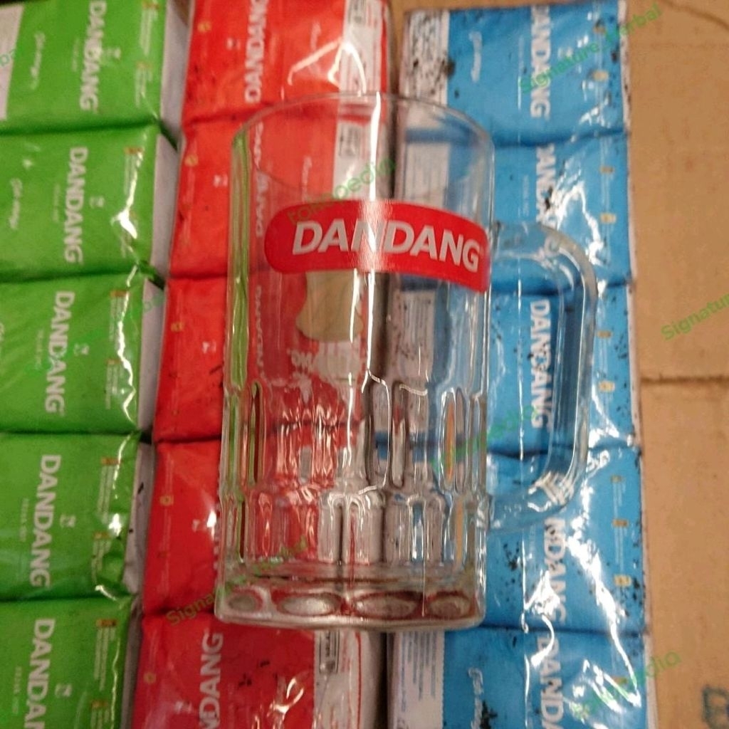 

Teh cap dandang 40 gram 10 pcs hijau Gelas