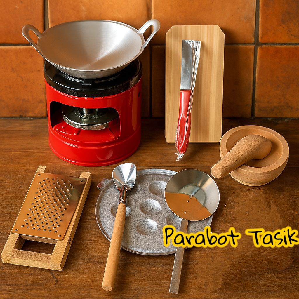 Set Mainan Masak Masakan Mini Kompor Mainan Jadul Kitchen Set