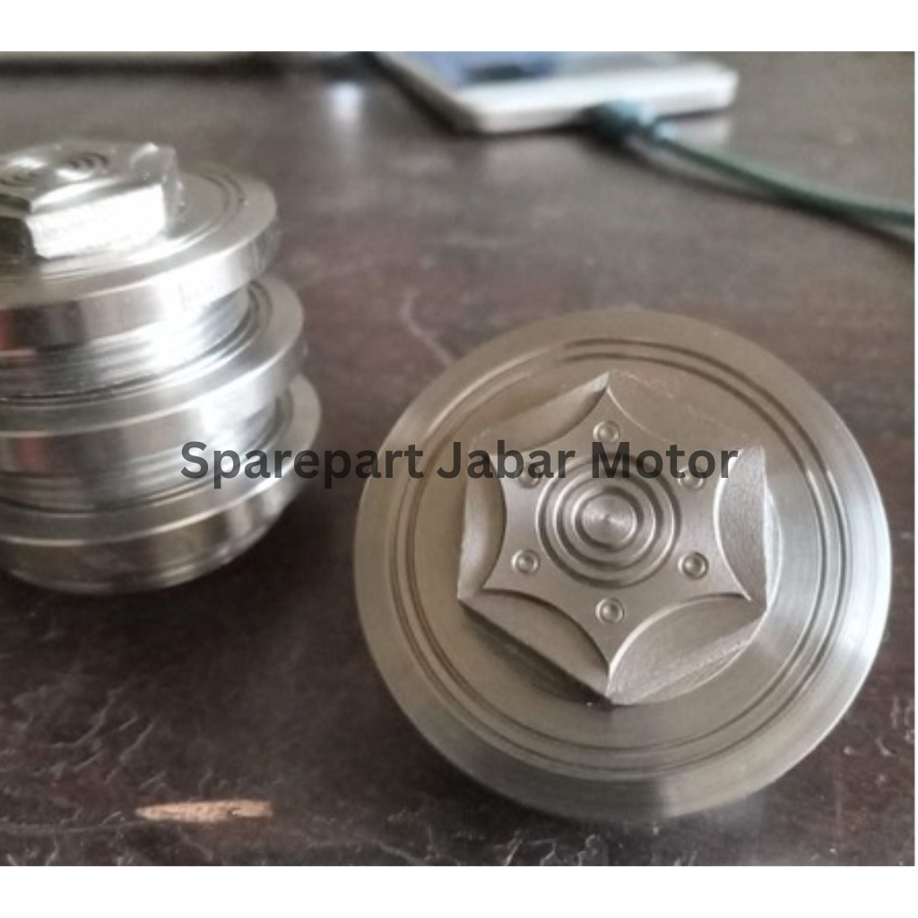 Tutup Klep Tutup Oli Bawah CB GL MP Tiger Stainless Motif Bintang