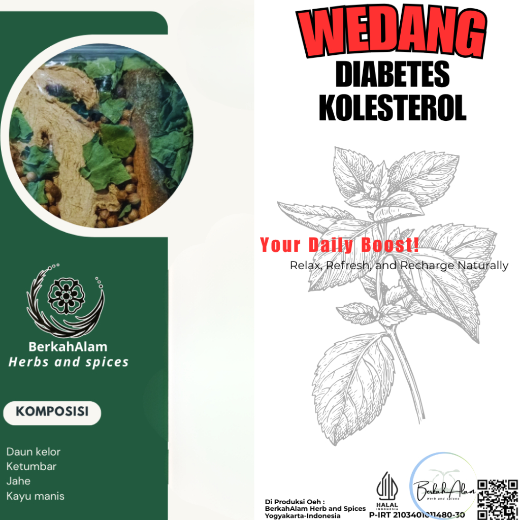 

Wedang teh ketumbar jahe kelor bantu atasi diabetes kolesterol