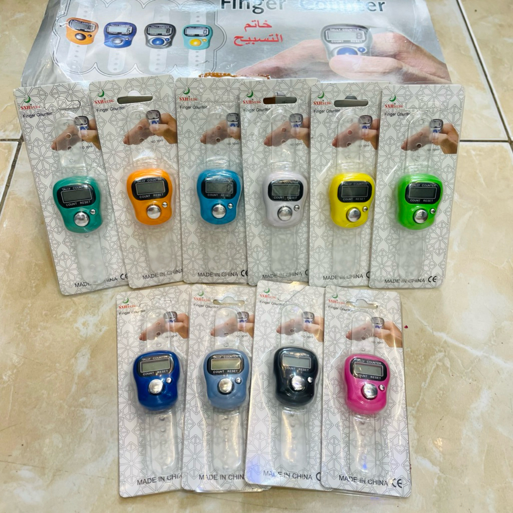 Tasbih Cincin Digital Satuan & Grosir + Gratis packing kardus &Buble wrap