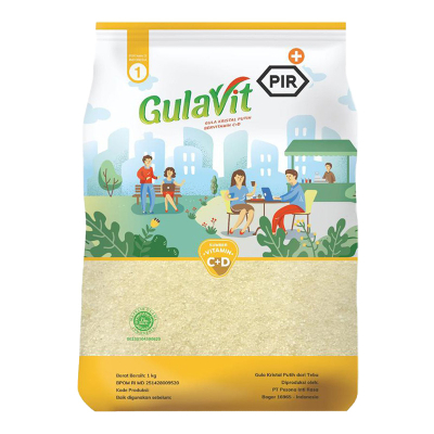 

GulaVit PIR Gula Pasir Kristal Putih Bervitamin C & D 1 kg