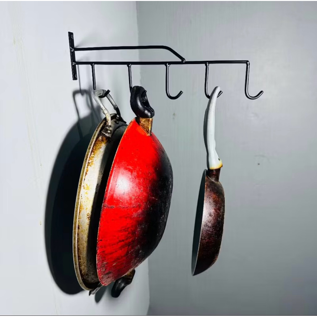 RAK WAJAN / gantungan wajan / gantungan dapur serbaguna