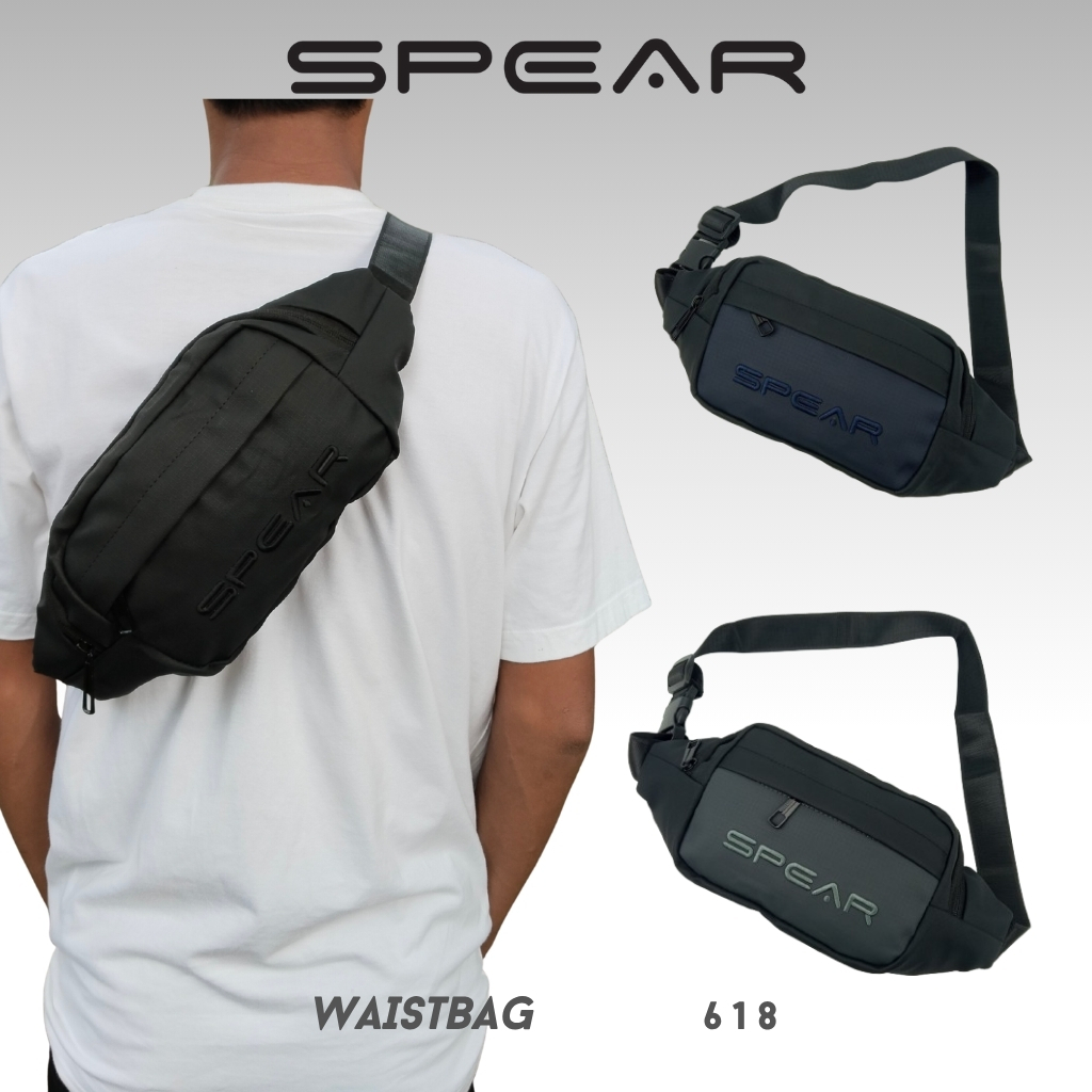 SPEAR SKU 5 - Tas Pinggang Pria Anti Air waistbag BRANDED tas pria selempang tas pria wanita anak gr