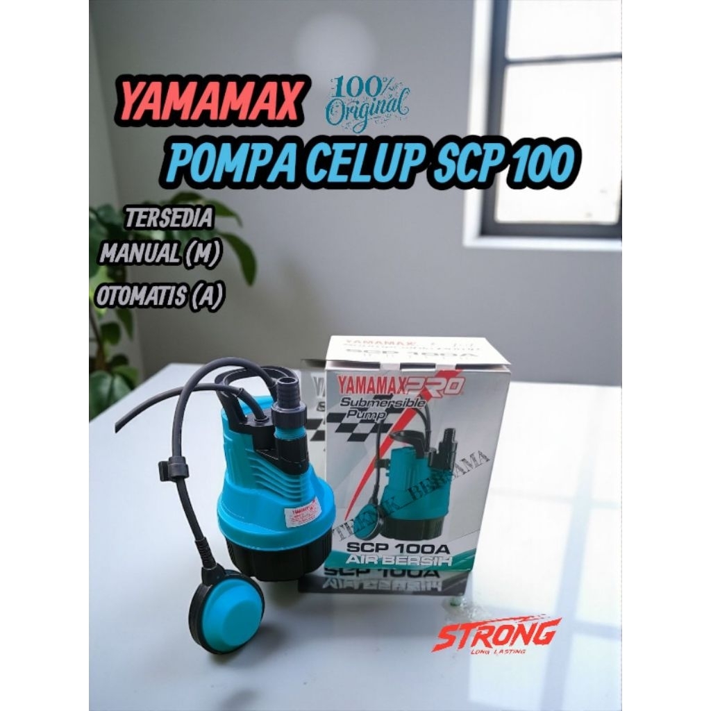 Yamamax SCP 100 Auto/Manual Pompa Celup Yamamax SCP 100 /Pompa Air Kolam Pompa Celup Air Bersih