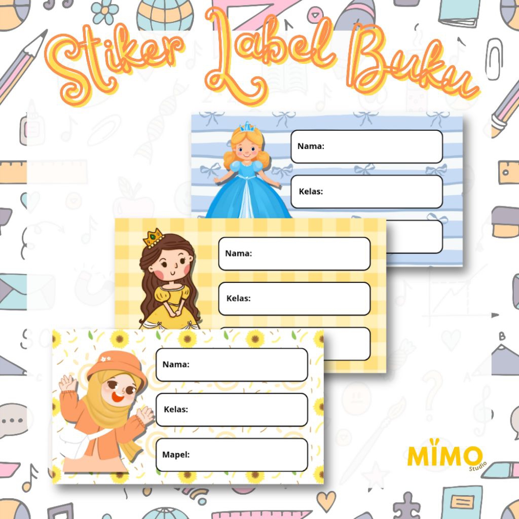 

Stiker Label Nama Buku Anak – Sticker Nama Anak Sekolah TK SD PAUD Lucu
