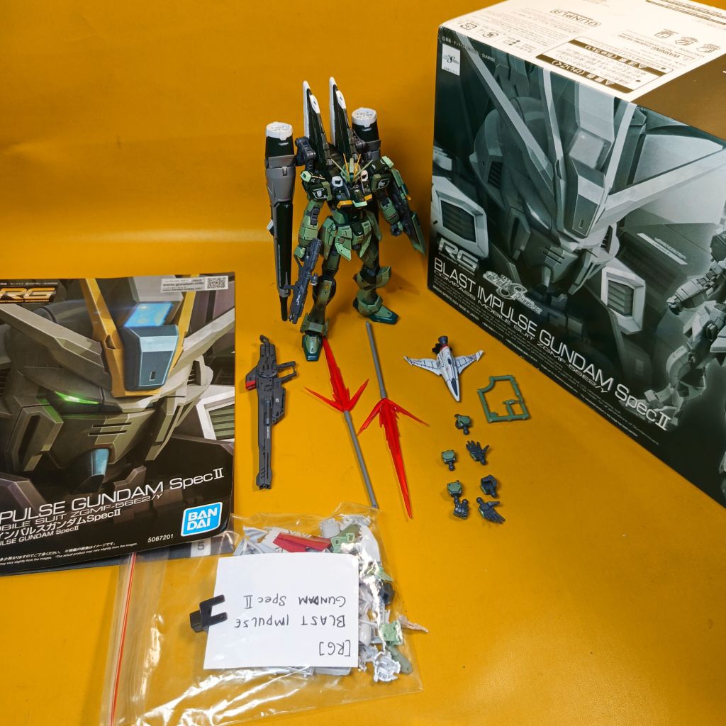 P-BANDAI REAL GRADE RG 1/144 BLAST IMPULSE SPEC II BANDAI GUNDAM GUNPLA MODELKIT SECOND