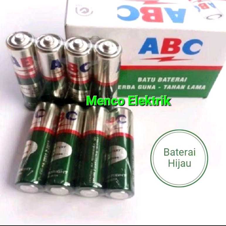 Baterai Baterry ABC Hijau AA / A2 / R06 | ABC AA Hijau