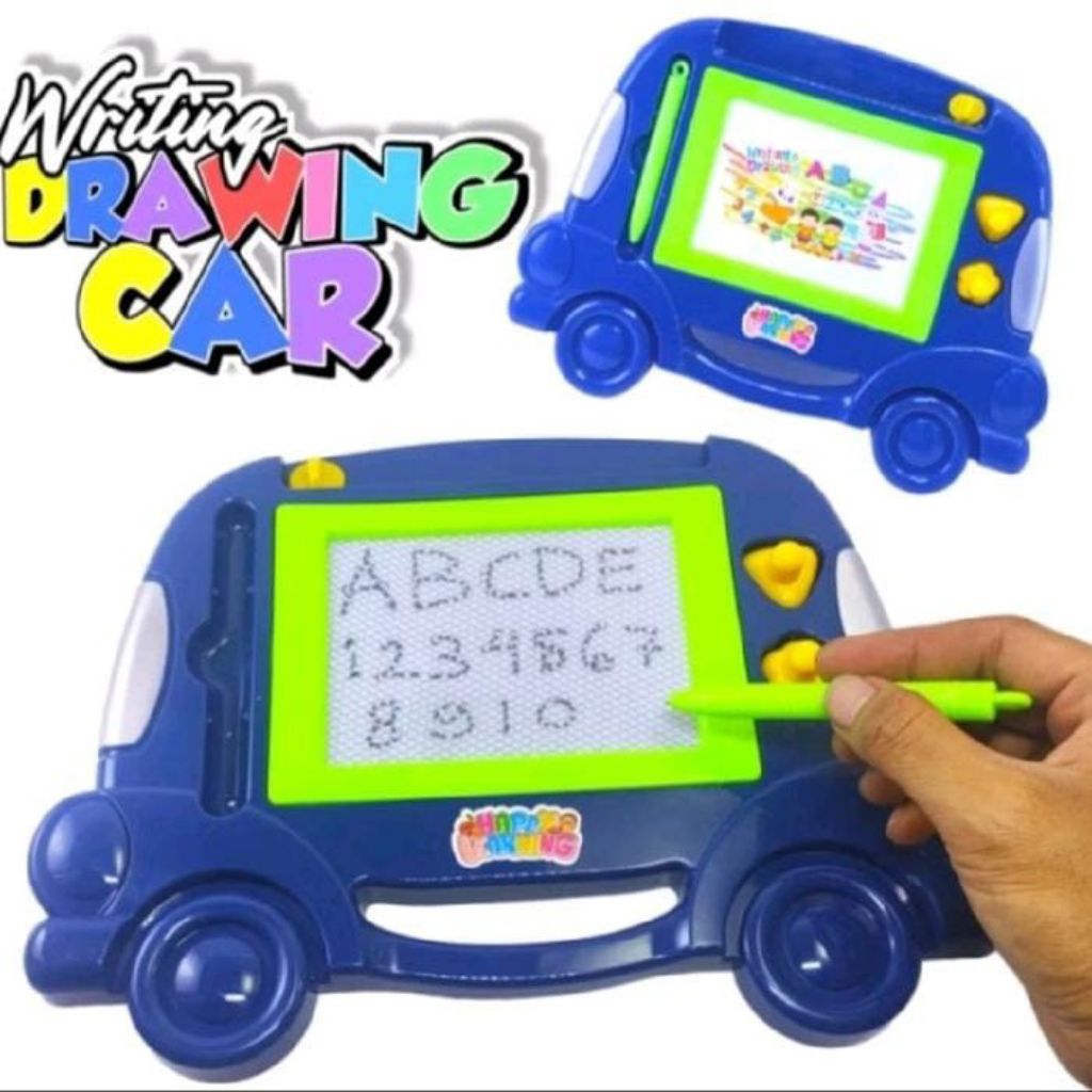 

1096 Papan Tulis Magnet Anak / Writing & Drawing Car WhiteBoard / Papan Tulis Magnetik kecil / Papan Tulis Mini Anak