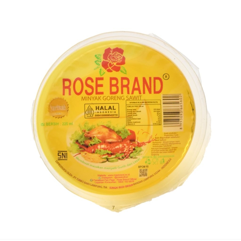 

Rose Brand Minyak Goreng 220ml