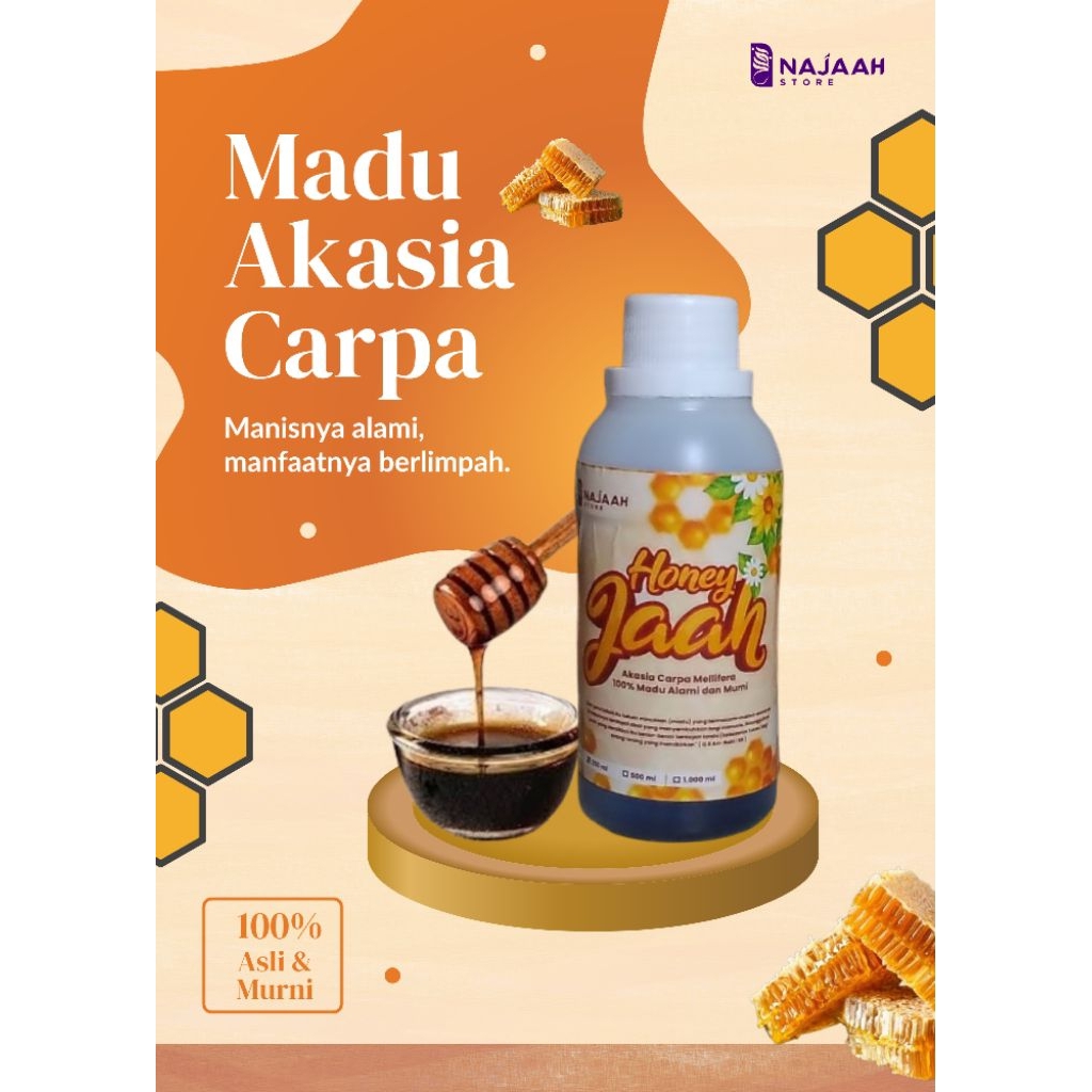

Madu Hutan Hitam Akasia Carpa Asli dan Murni Tanpa Campuran