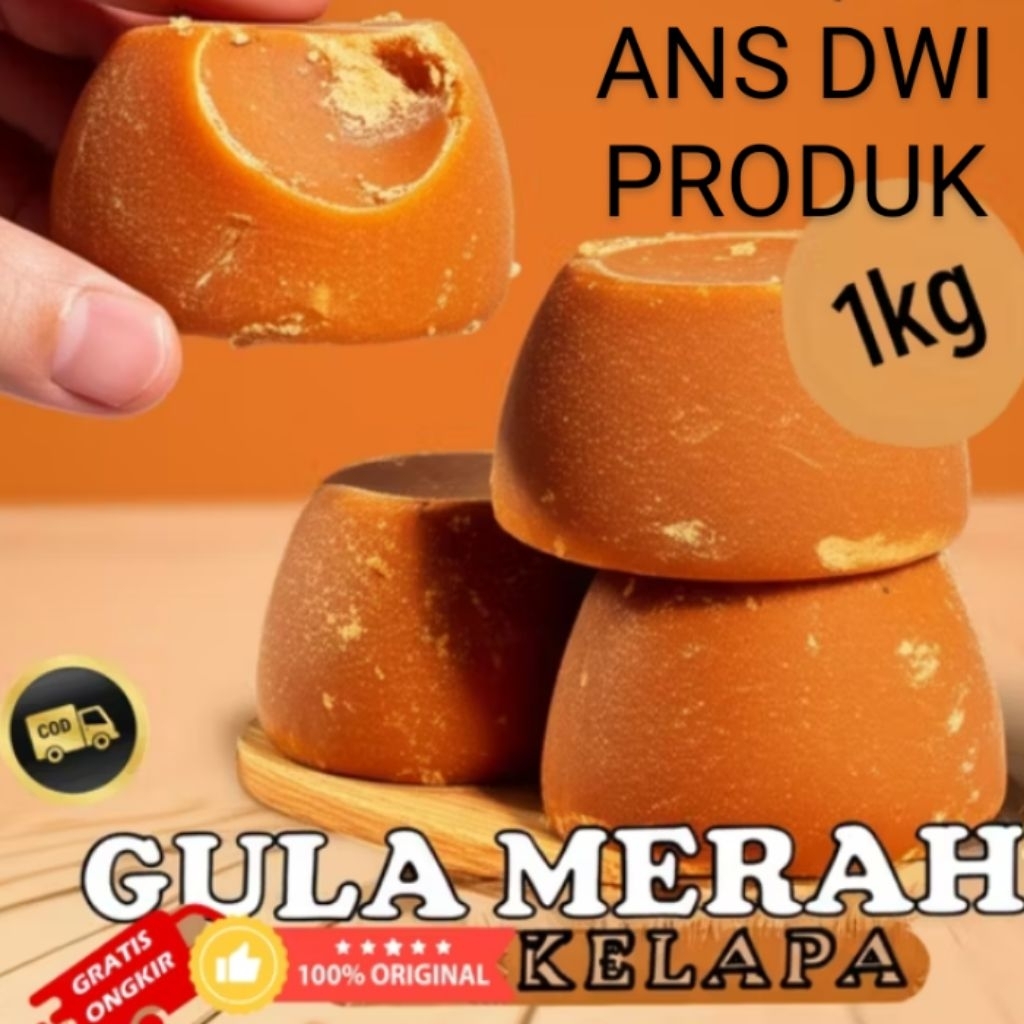 

[GARANSI] TERMURAH GULA MERAH DAN AREN ASLI 1 KG / GULA MERAH / GUALA AREN KHAS JAWA