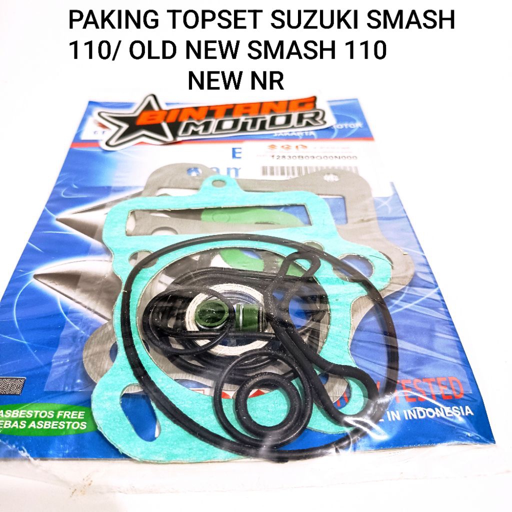 PAKING TOPSET SUZUKI SMASH 110/ OLD NEW SMASH 110 NEW NR