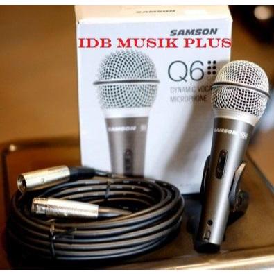 Mic Kabel Samson Q6 Q 6 Dynamic Microphone Original