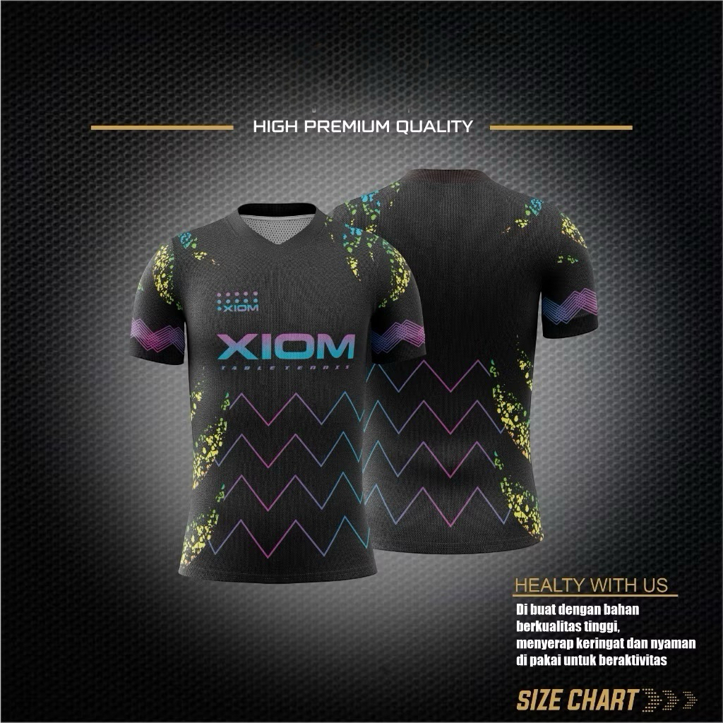 Baju Pingpong | Jersey Pingpong | Baju Tenis Meja | Jersey Tenis Meja  Printing Custom Free Name Set