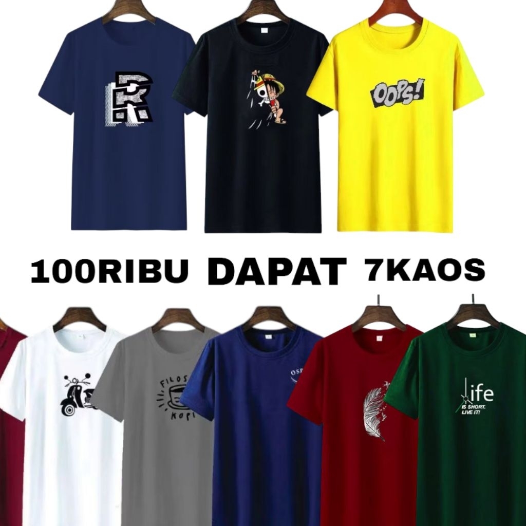 KAOS KEREN MOTIF BARU BUKAN IMPOR BUKAN BEKAS