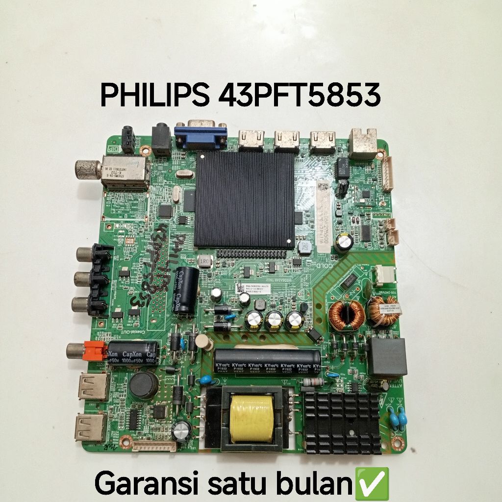 MB TV PHILIPS 43PFT5853S MAINBOARD-MOTHERBOARD-MOBO-MODUL MESIN TV PHILIPS 43PFT5853S