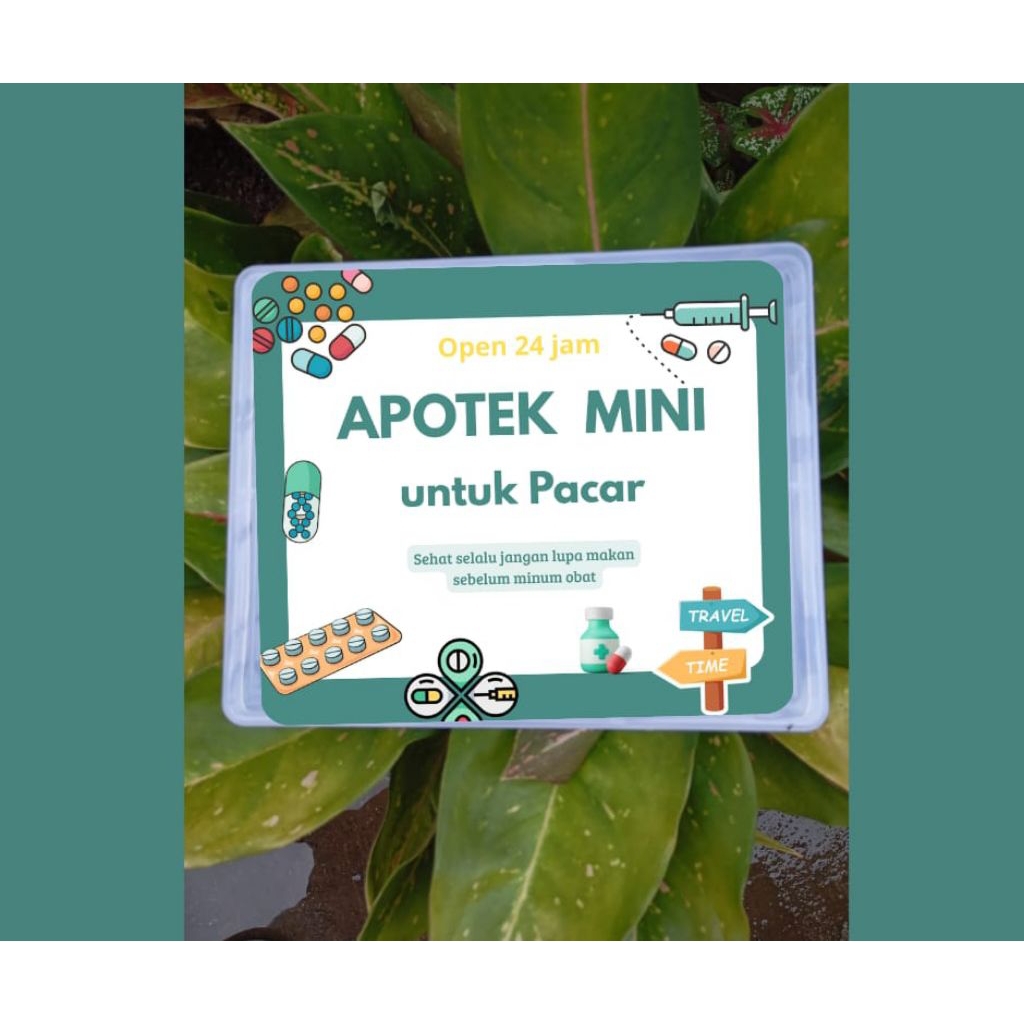 

STICKER ApotekMini Sticker Saja Depan Sama Belakang