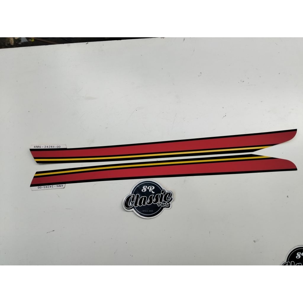 striping stiker decal list tangki Yamaha dt100x 1980 original