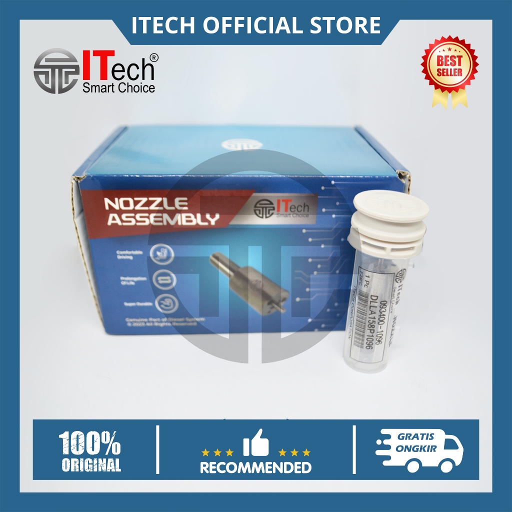 Nozzle Injector Sumitomo SH210 P1096 Asli ITech - Nosel Nozel Nozle Injektor Excavator SH 210 SH210-