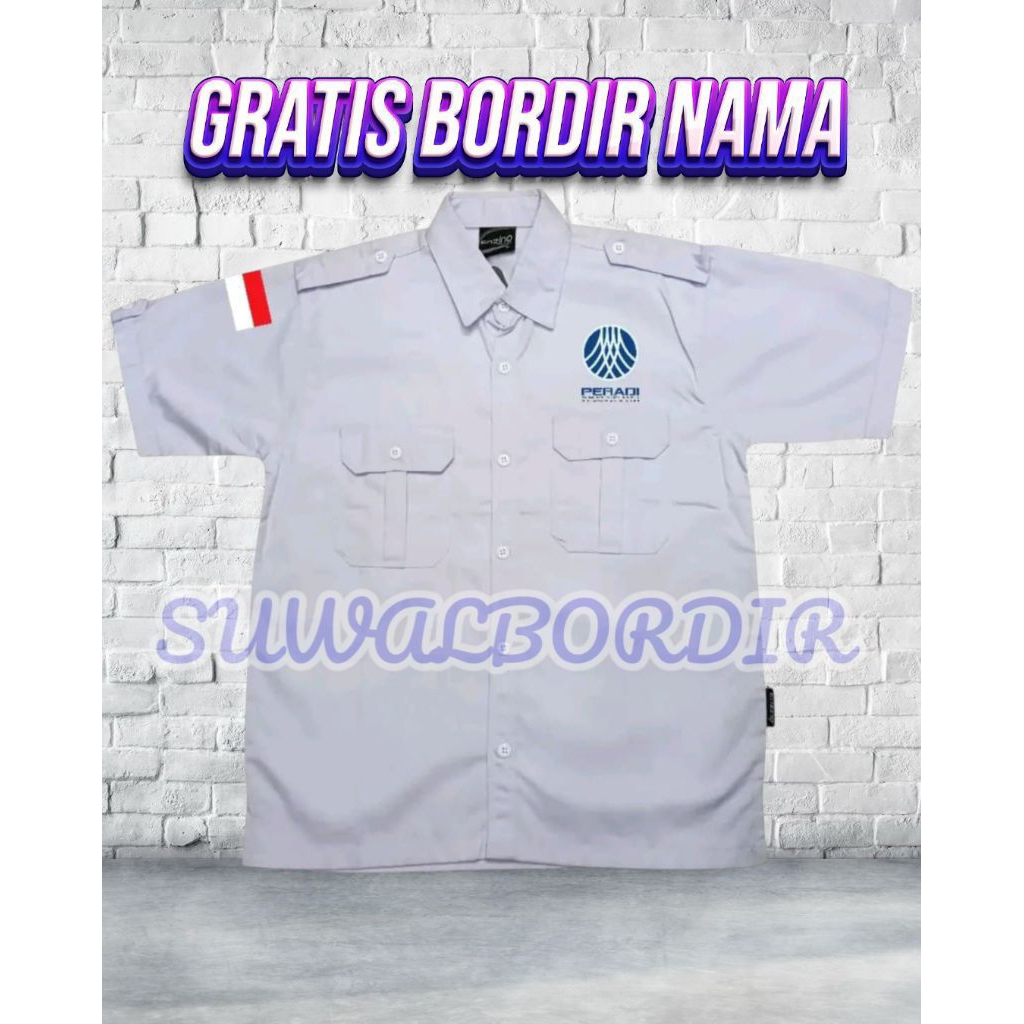 KEMEJA PERADI LENGAN PENDEK TERBARU SERAGAM PERADI KEMEJA KERJA PERADI KEMEJA ADVOKAT