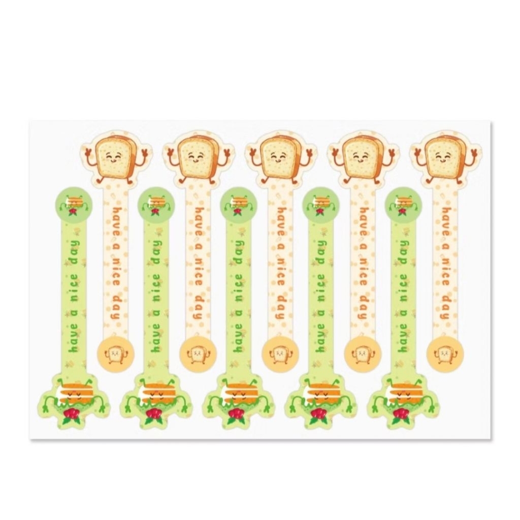 

Stiker thankyou segel roti isi 100pcs