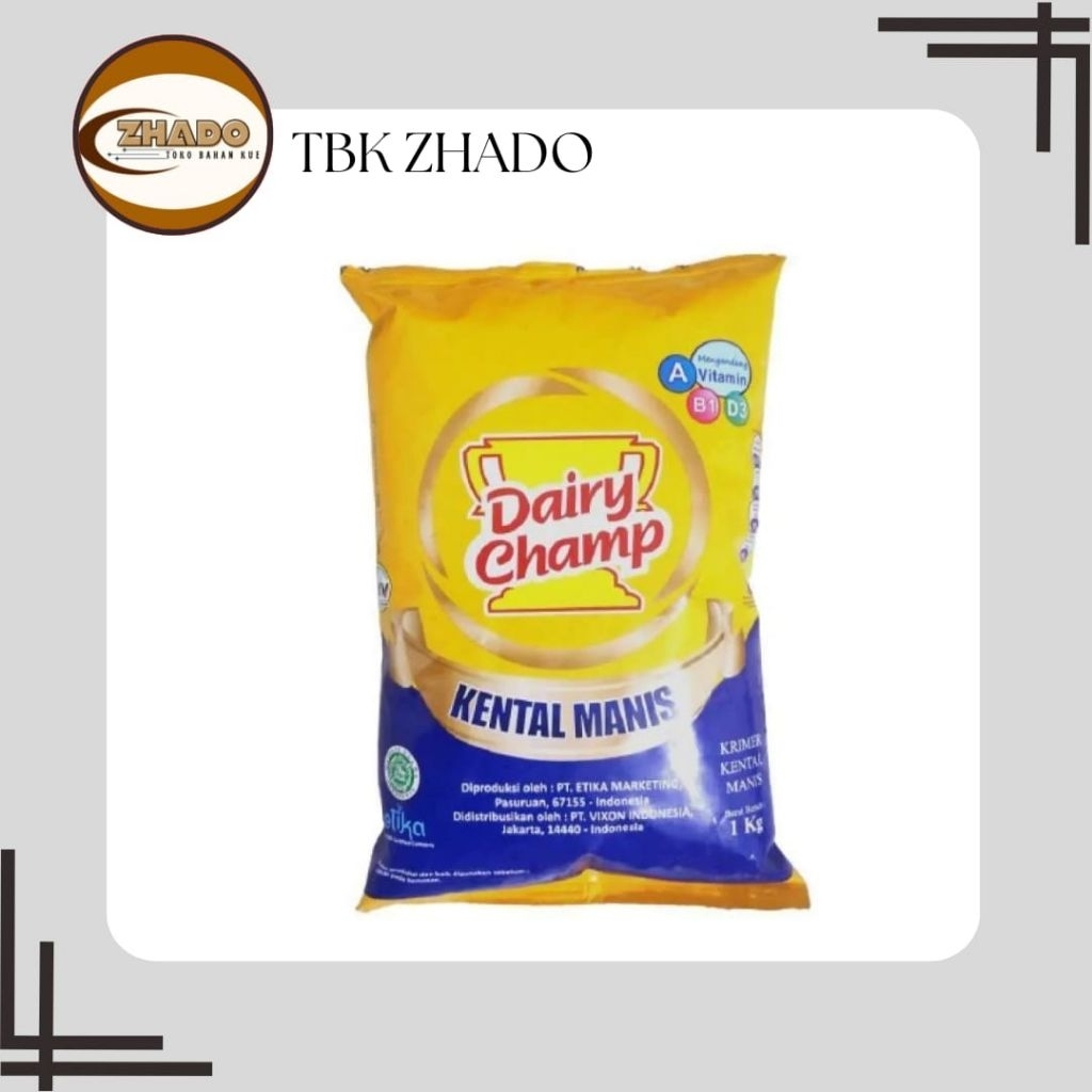 

Dairy Champ Susu krimer skm/Evaporasi/pouch all varian