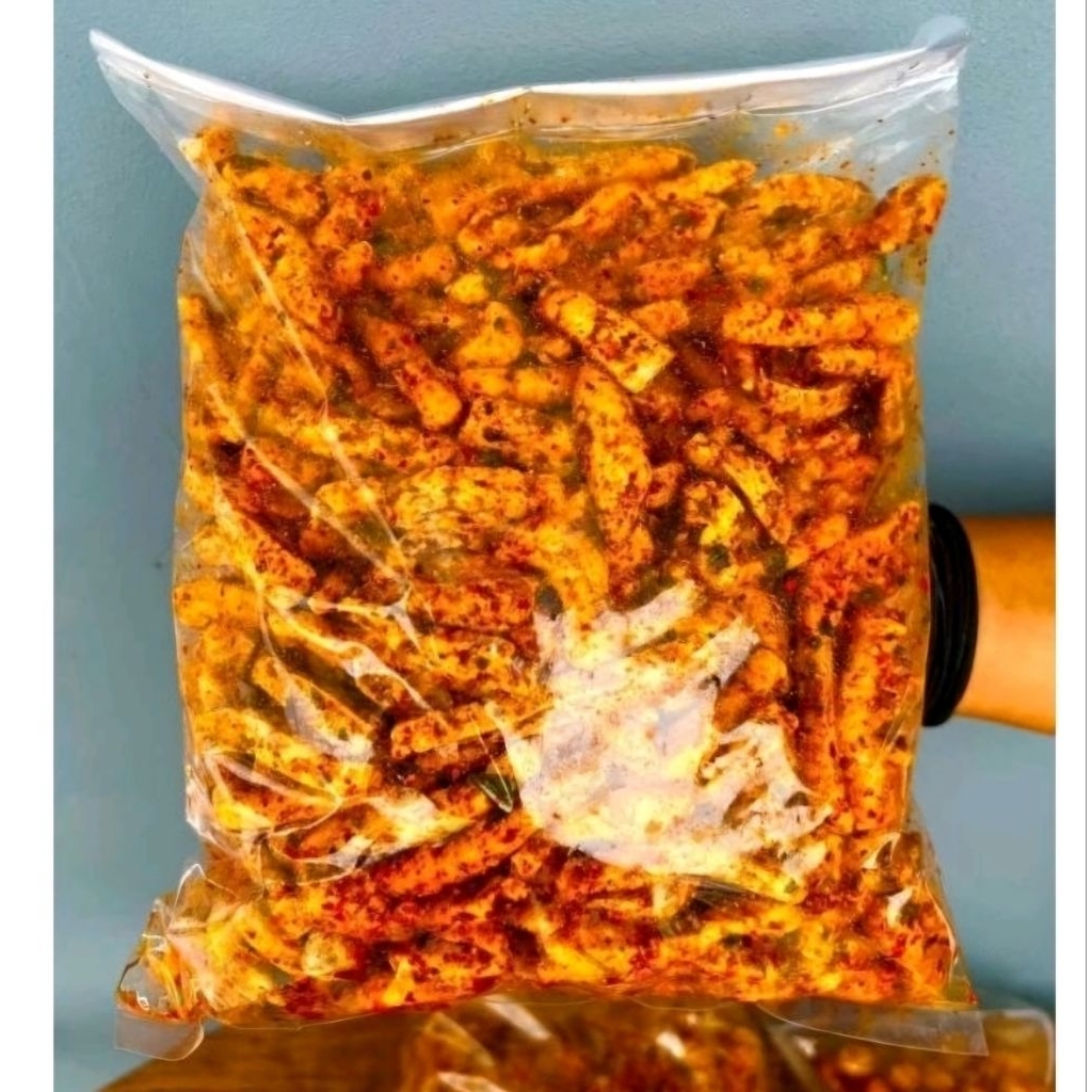 

Basreng Pedas Cikruh & Ori Stik Daun Jeruk Homemade 250g | Murah Renyah