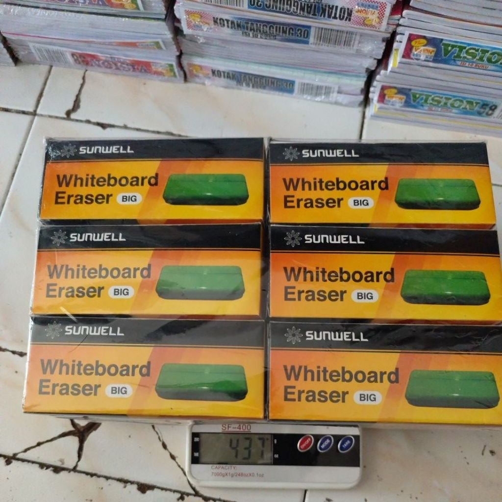 

Penghapus papan spidol 1 pak isi 12 besar