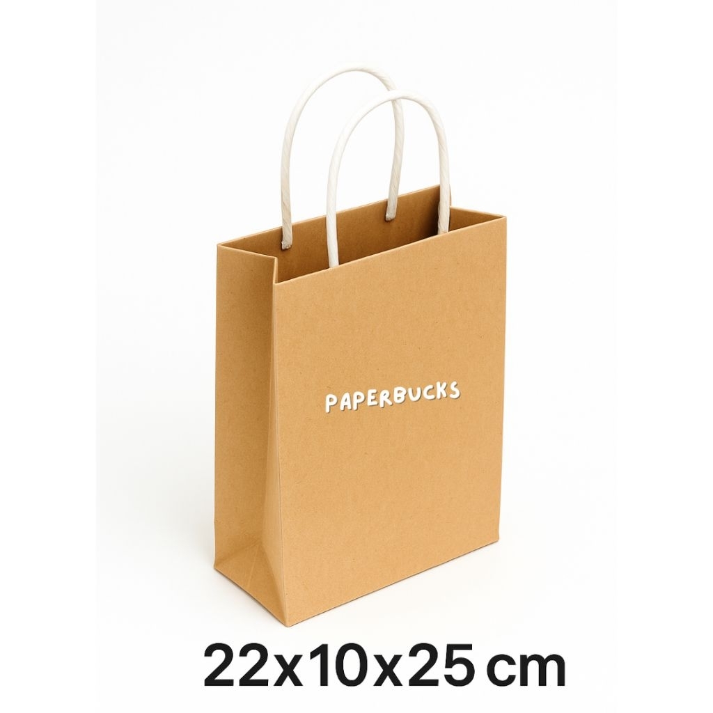 

Paperbag Kraft Custom 22*10*25