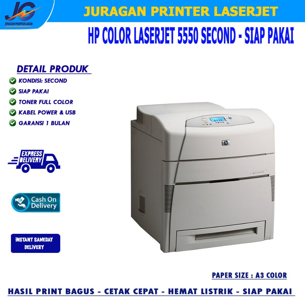 HP Color LaserJet 5550 – Printer Warna Profesional untuk Kualitas Cetak Tinggi